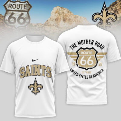 New Orleans Saints | Premium NFL Route 66 3D Shirt