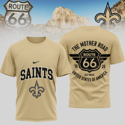 New Orleans Saints | Premium NFL Route 66 3D Shirt