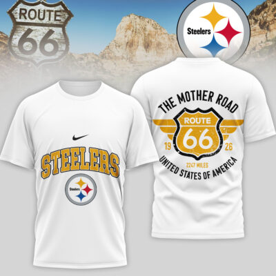 Pittsburgh Steelers | Premium NFL Route 66 3D Shirt