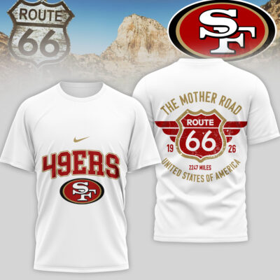 San Francisco 49ers | Premium NFL Route 66 3D Shirt