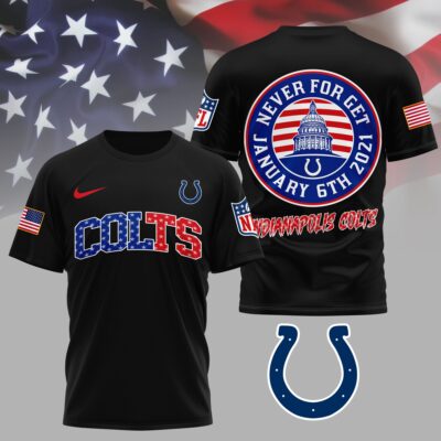 Indianapolis Colts | Premium NFL Never Forget January 6th 3D Shirt