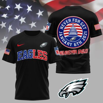 Philadelphia Eagles | Premium NFL Never Forget January 6th 3D Shirt