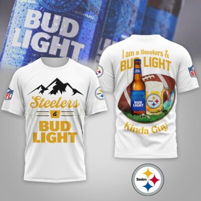 Pittsburgh Steelers | Premium NFL Bud Light 3D Shirts HY