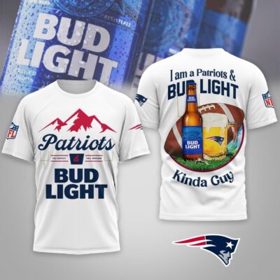 New England Patriots | Premium NFL Bud Light 3D Shirts HY