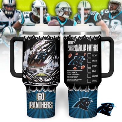 Carolina Panthers | Premium NFL Champion Energy Tumbler 40oz HY