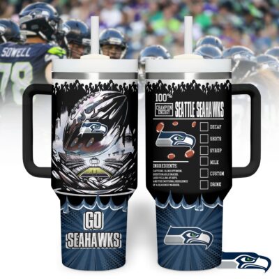 Seattle Seahawks | Premium NFL Champion Energy Tumbler 40oz HY