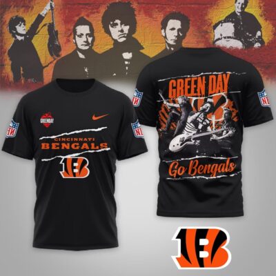Cincinnati Bengals | Premium NFL Green Day 3D Shirt