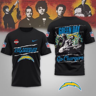 Los Angeles Chargers | Premium NFL Green Day 3D Shirt