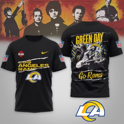 Los Angeles Rams | Premium NFL Green Day 3D Shirt