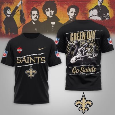 New Orleans Saints | Premium NFL Green Day 3D Shirt - L