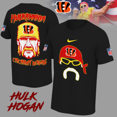 Cincinnati Bengals | Premium NFL and Hulk Hogan Fan 3D Shirt