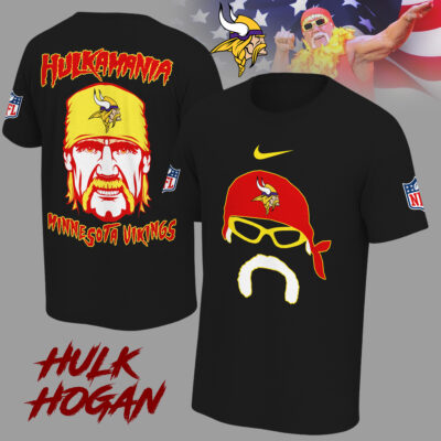 Minnesota Vikings | Premium NFL and Hulk Hogan Fan 3D Shirt