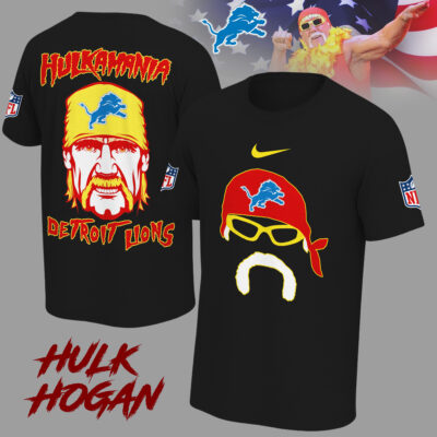 Detroit Lions | Premium NFL and Hulk Hogan Fan 3D Shirt