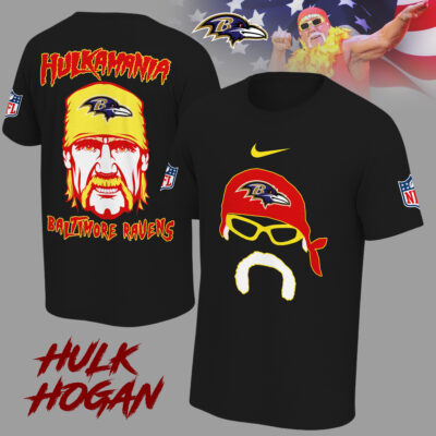 Baltimore Ravens | Premium NFL and Hulk Hogan Fan 3D Shirt