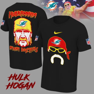 Miami Dolphins | Premium NFL and Hulk Hogan Fan 3D Shirt