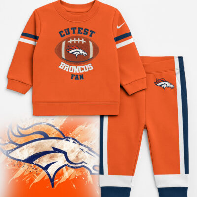 Denver Broncos | Premium NFL Unisex-Baby Shirt and Sweatpants Set