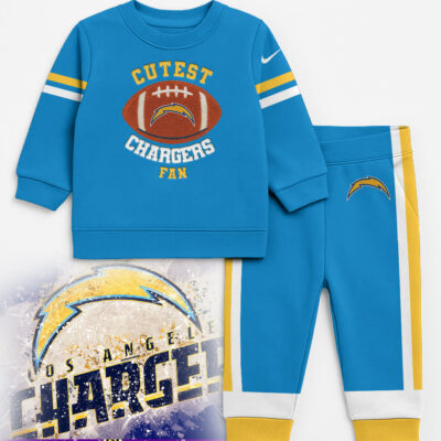 Los Angeles Chargers | Premium NFL Unisex-Baby Shirt and Sweatpants Set