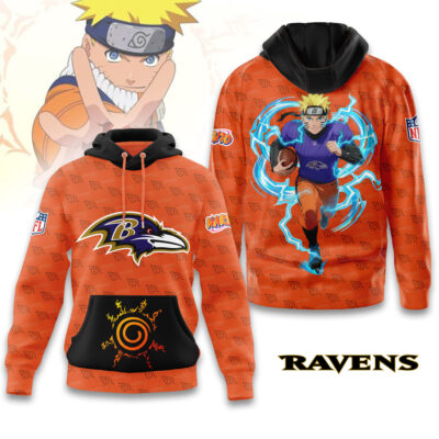 Baltimore Ravens | Premium NFL x Naruto Limited Edition Hoodie