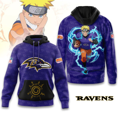 Baltimore Ravens | Premium NFL x Naruto Limited Edition Hoodie