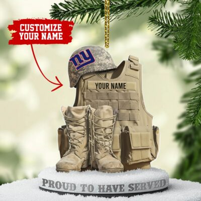 New York Giants | Premium NFL Veteran Customizable Hanging Ornament
