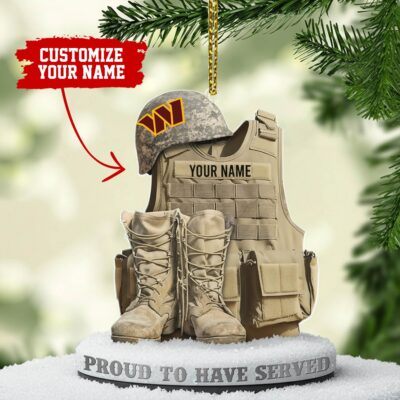 Washington Commanders | Premium NFL Veteran Customizable Hanging Ornament