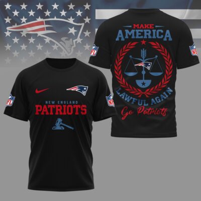 New England Patriots | Premium NFL Make America Lawful Again 3D Shirt