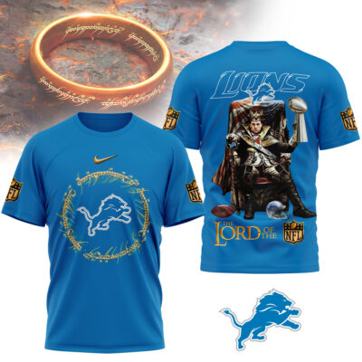 Detroit Lions | Premium NFL Lord Of The Rings 3D Shirt