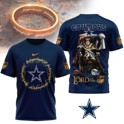 Dallas Cowboys | Premium NFL Lord Of The Rings 3D Shirt