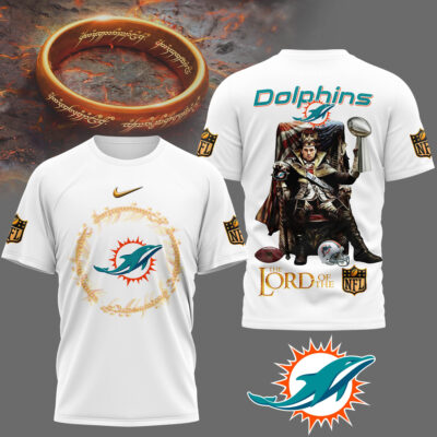 Miami Dolphins | Premium NFL Lord Of The Rings 3D Shirt