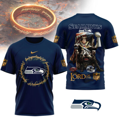 Seattle Seahawks | Premium NFL Lord Of The Rings 3D Shirt
