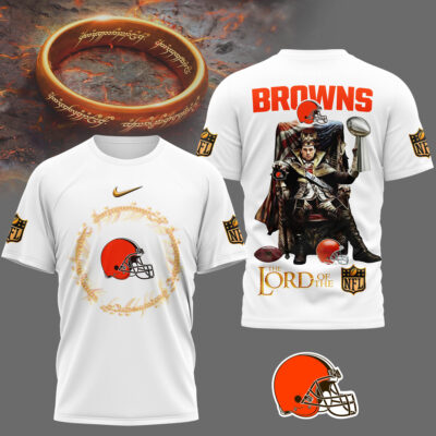 Cleveland Browns | Premium NFL Lord Of The Rings 3D Shirt
