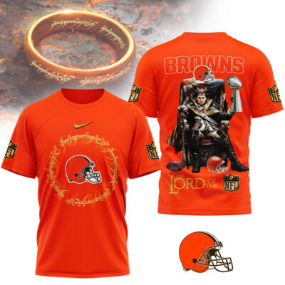 Cleveland Browns | Premium NFL Lord Of The Rings 3D Shirt