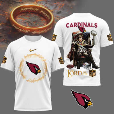 Arizona Cardinals | Premium NFL Lord Of The Rings 3D Shirt