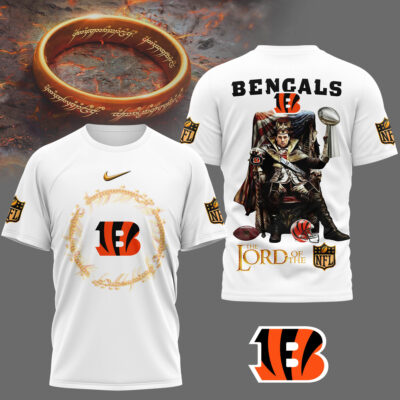 Cincinnati Bengals | Premium NFL Lord Of The Rings 3D Shirt