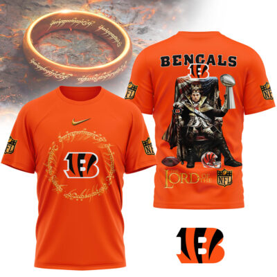 Cincinnati Bengals | Premium NFL Lord Of The Rings 3D Shirt