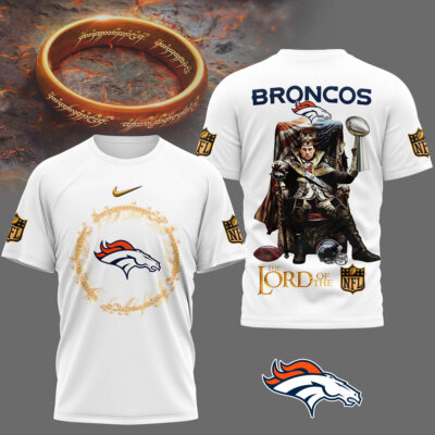 Denver Broncos | Premium NFL Lord Of The Rings 3D Shirt