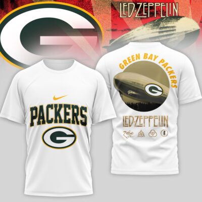 Green Bay Packers | Premium NFL Led Zeppelin 3D Shirt