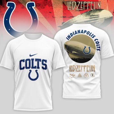 Indianapolis Colts | Premium NFL Led Zeppelin 3D Shirt