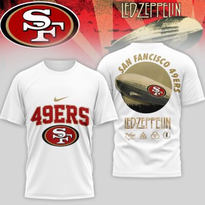 San Francisco 49ers | Premium NFL Led Zeppelin 3D Shirt