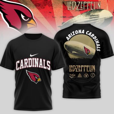 Arizona Cardinals | Premium NFL Led Zeppelin 3D Shirt