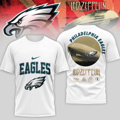 Philadelphia Eagles | Premium NFL Led Zeppelin 3D Shirt