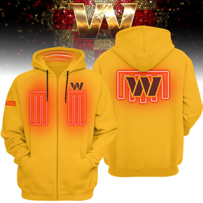 Washington Commanders | Premium NFL Heated Zip Hoodie