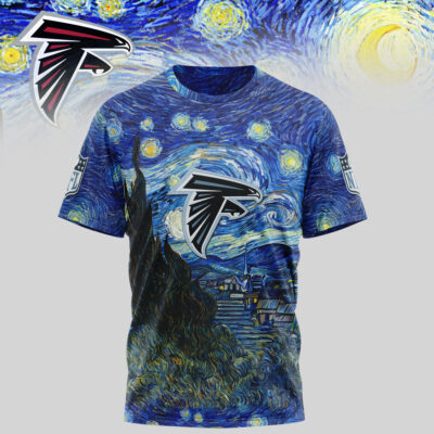 Atlanta Falcons | Premium NFL The Starry Night 3D Shirt