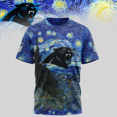 Carolina Panthers | Premium NFL The Starry Night 3D Shirt