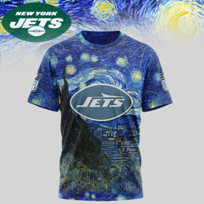 New York Jets | Premium NFL The Starry Night 3D Shirt