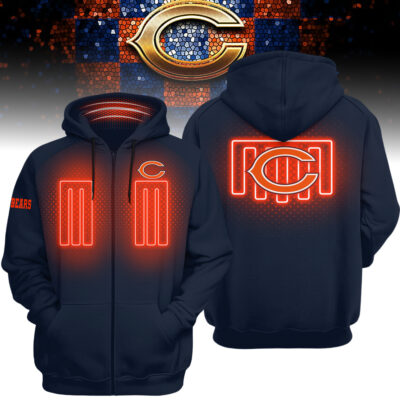 Chicago Bears | Premium NFL Heated Zip Hoodie