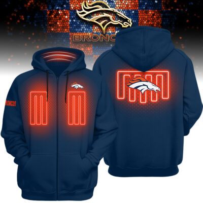 Denver Broncos | Premium NFL Heated Zip Hoodie