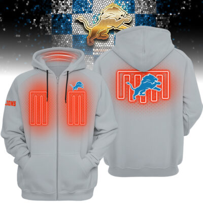 Detroit Lions | Premium NFL Heated Zip Hoodie