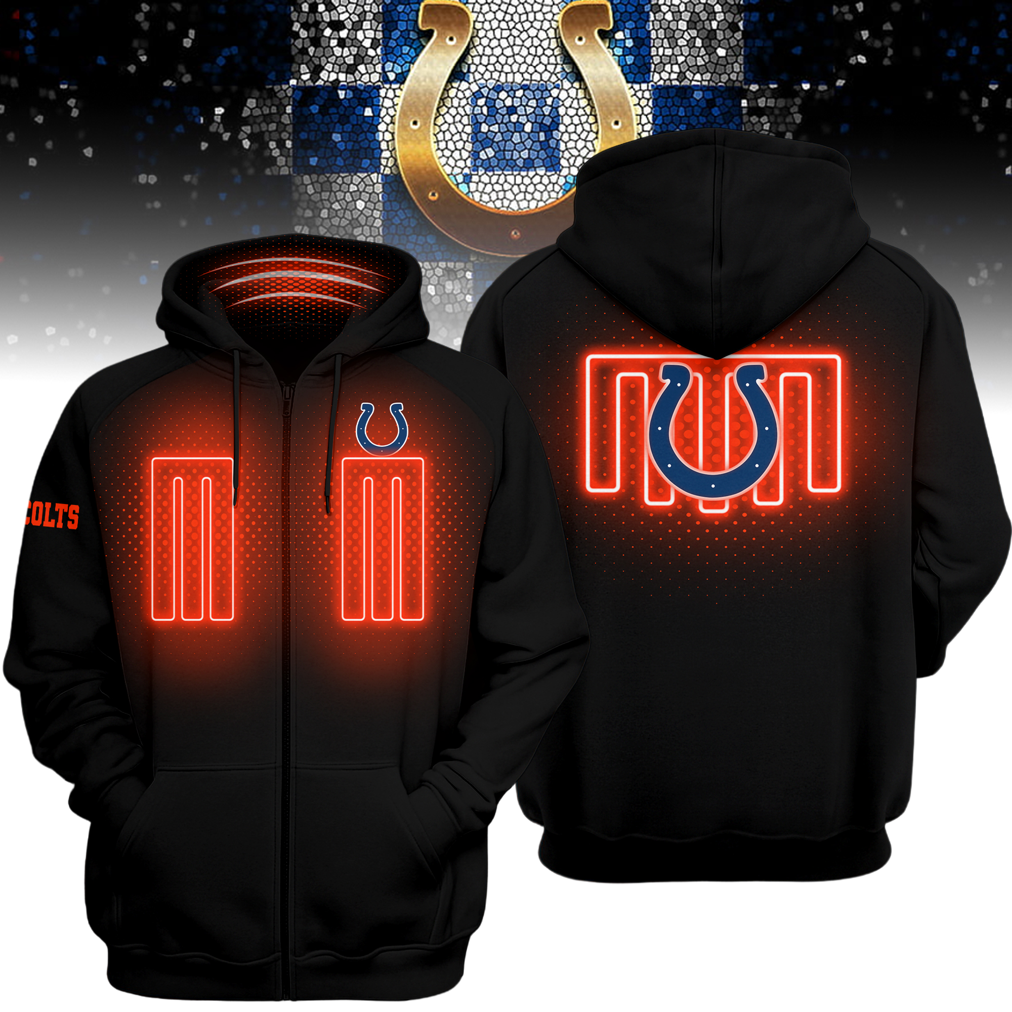 Indianapolis Colts | Premium NFL Heated Zip Hoodie