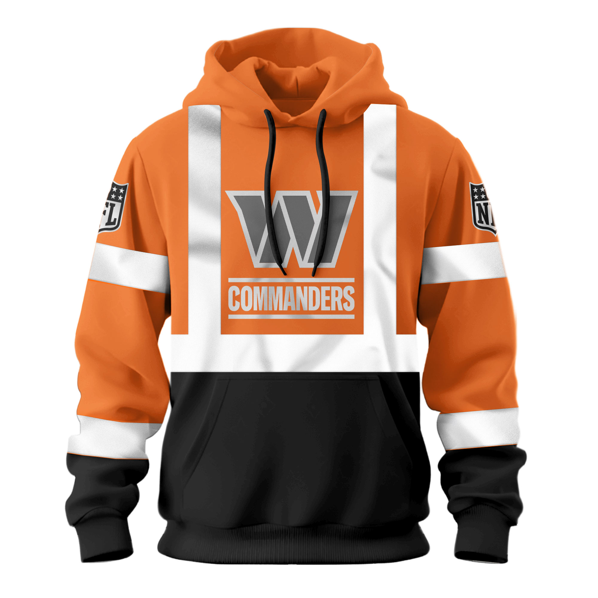 Washington Commanders | Premium NFL Crane Operator High-Vis Hoodie - Image 3